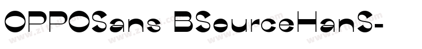 OPPOSans BSourceHanS字体转换 OPPOSans BSourceHanS字体转换